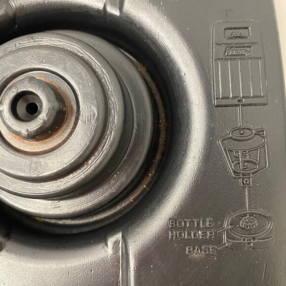 Vintage BenzOmatic Porta Light Globe Lantern Pyrex Red Case Made in USA Camping - Picture 10 of 10